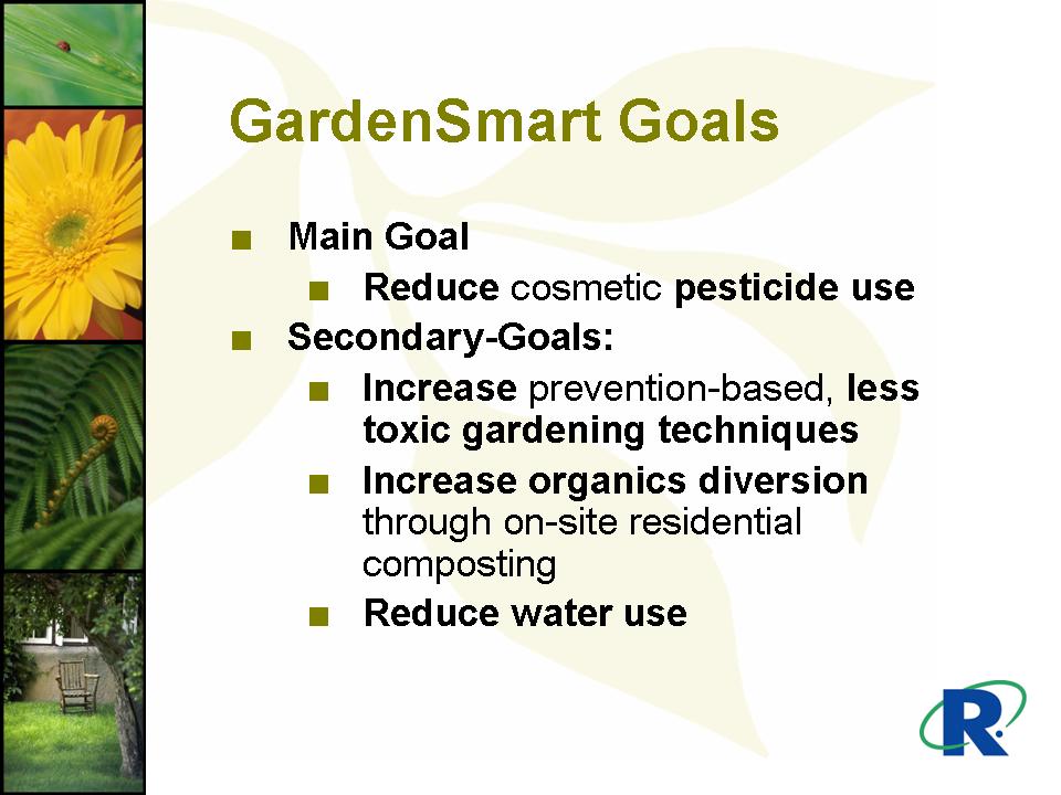 North Shore Recycling Program Presentation slide